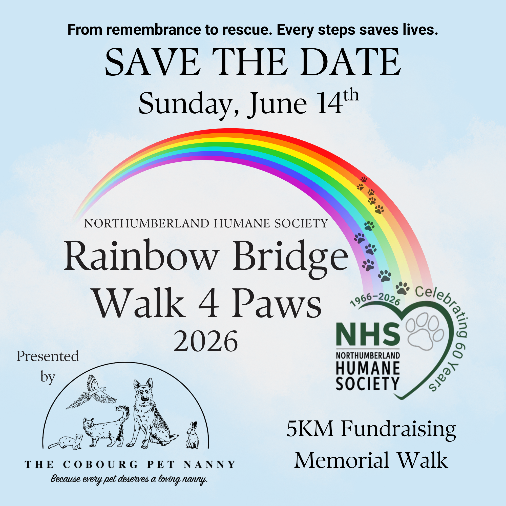 Rainbow Bridge Walk 4 Paws 