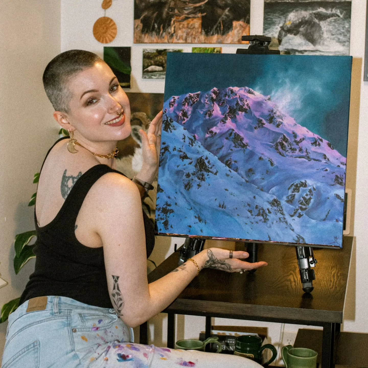 Say an unofficial hello to "Deep Breath", because I am too excited to show you all.

This piece gave me plenty of challenges, but it also made me realize what I really want to be known for artistically. Until now, I had no idea what my &quo