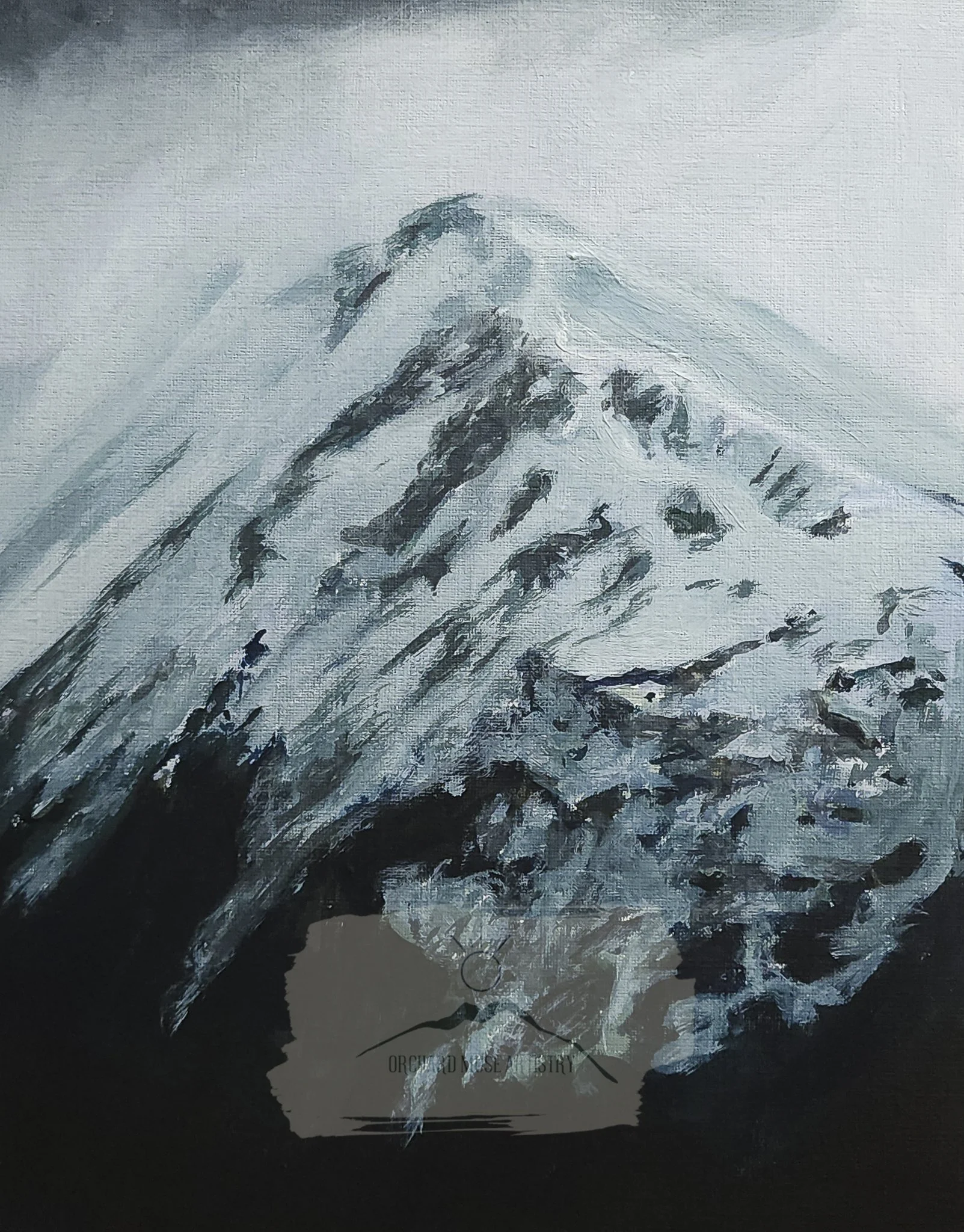 "Moody Mountain"
8x10" Acrylic