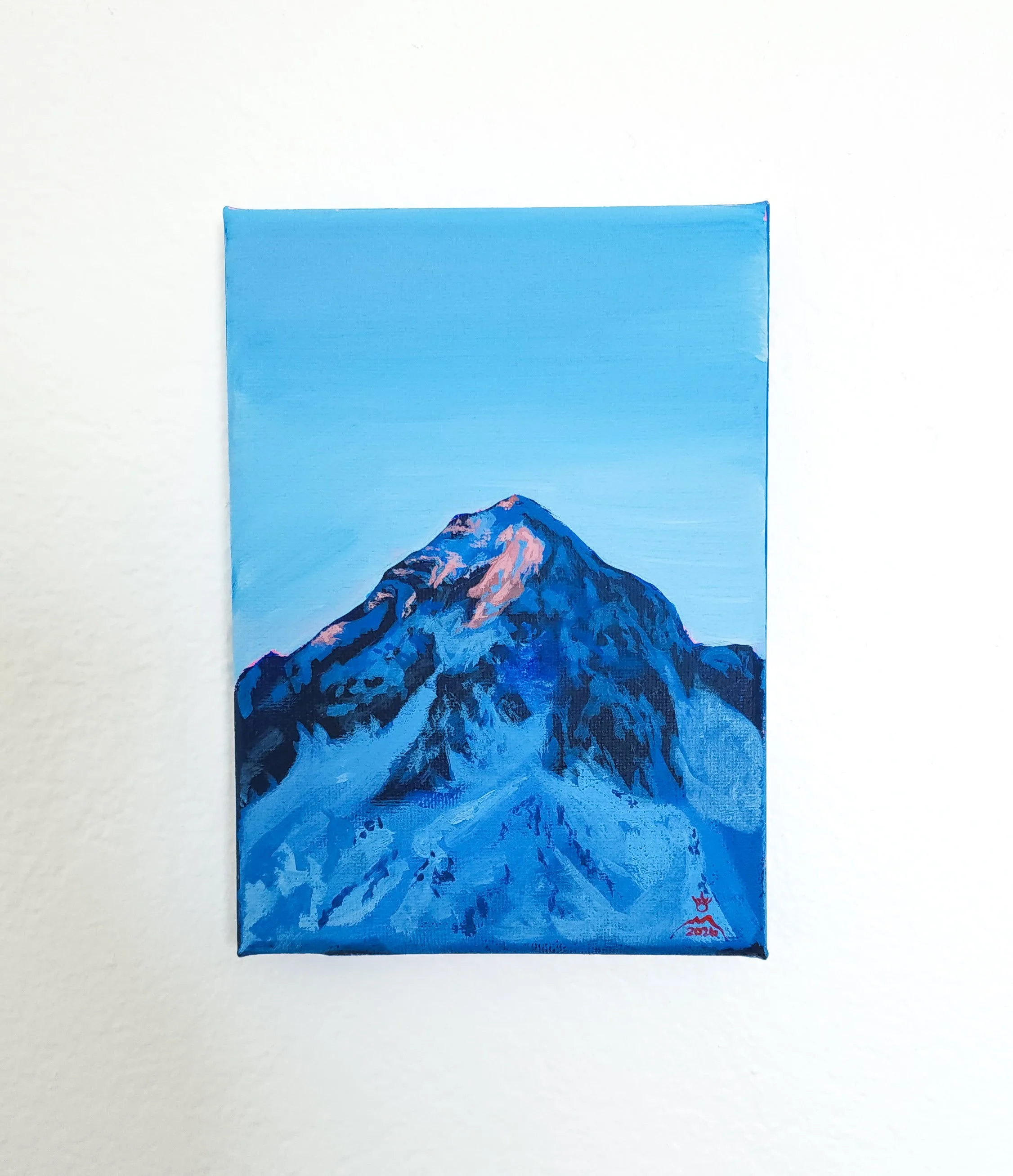 King Mountain - 5"x7" Hand-Painted Canvas