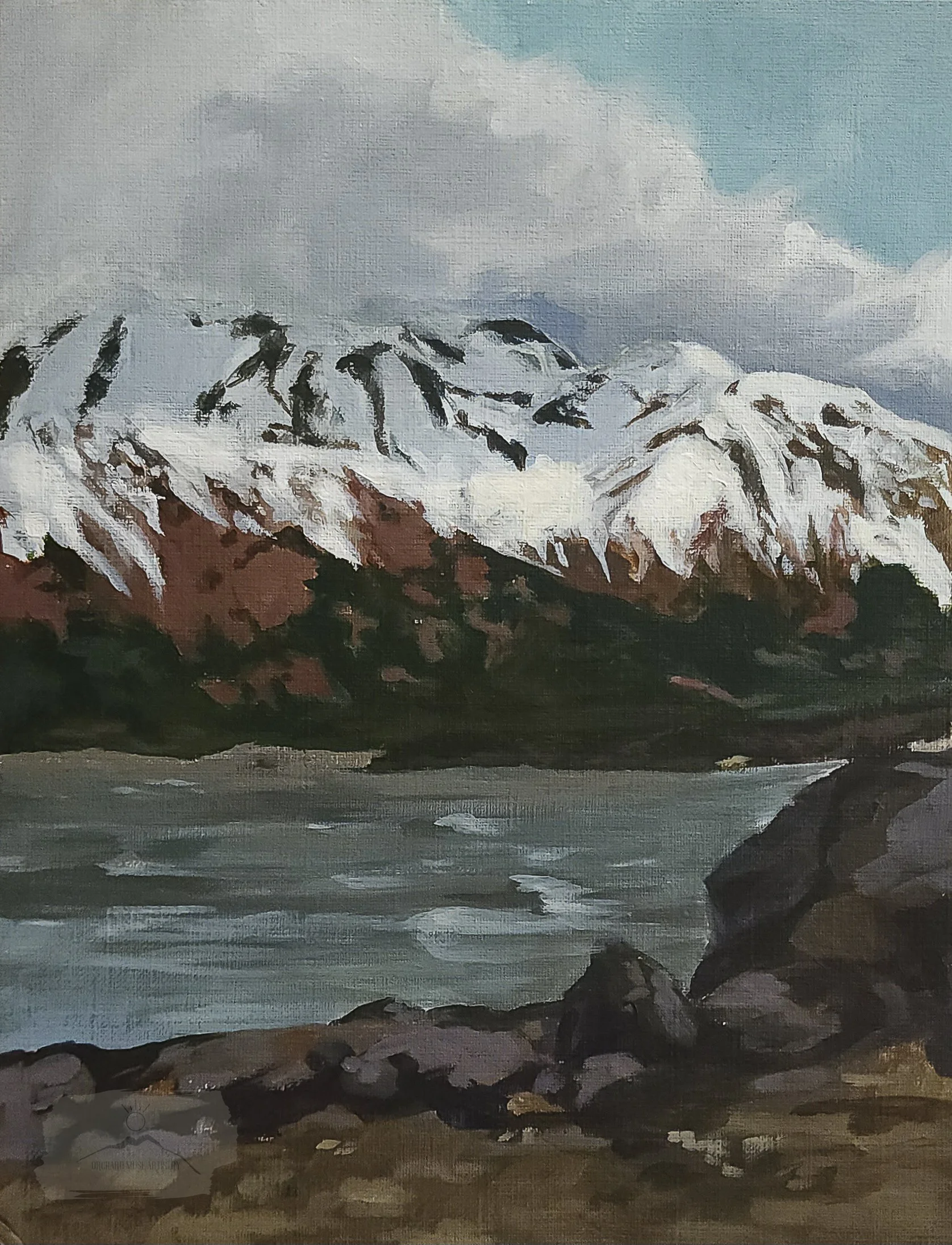 "Windy Turnagain"
8"x10" Acrylic on canvas board
*Available in the online shop!