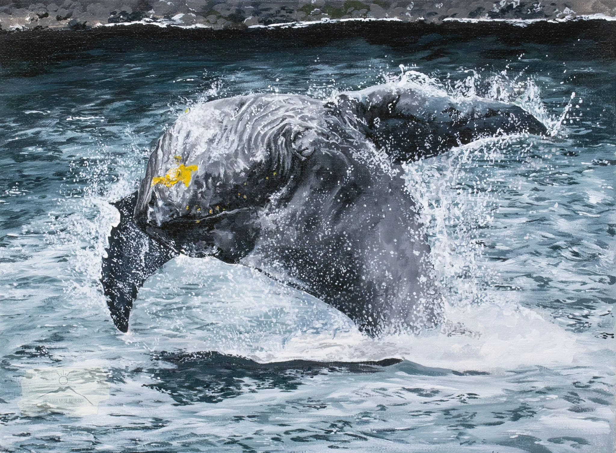 "Resurrection Bay"
16"x20" Acrylic on canvas

