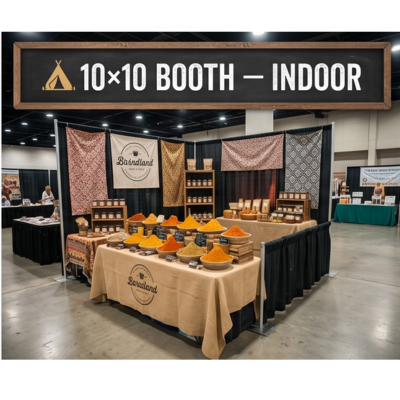 FoodX 10x10 Indoor Booth - Standard Price