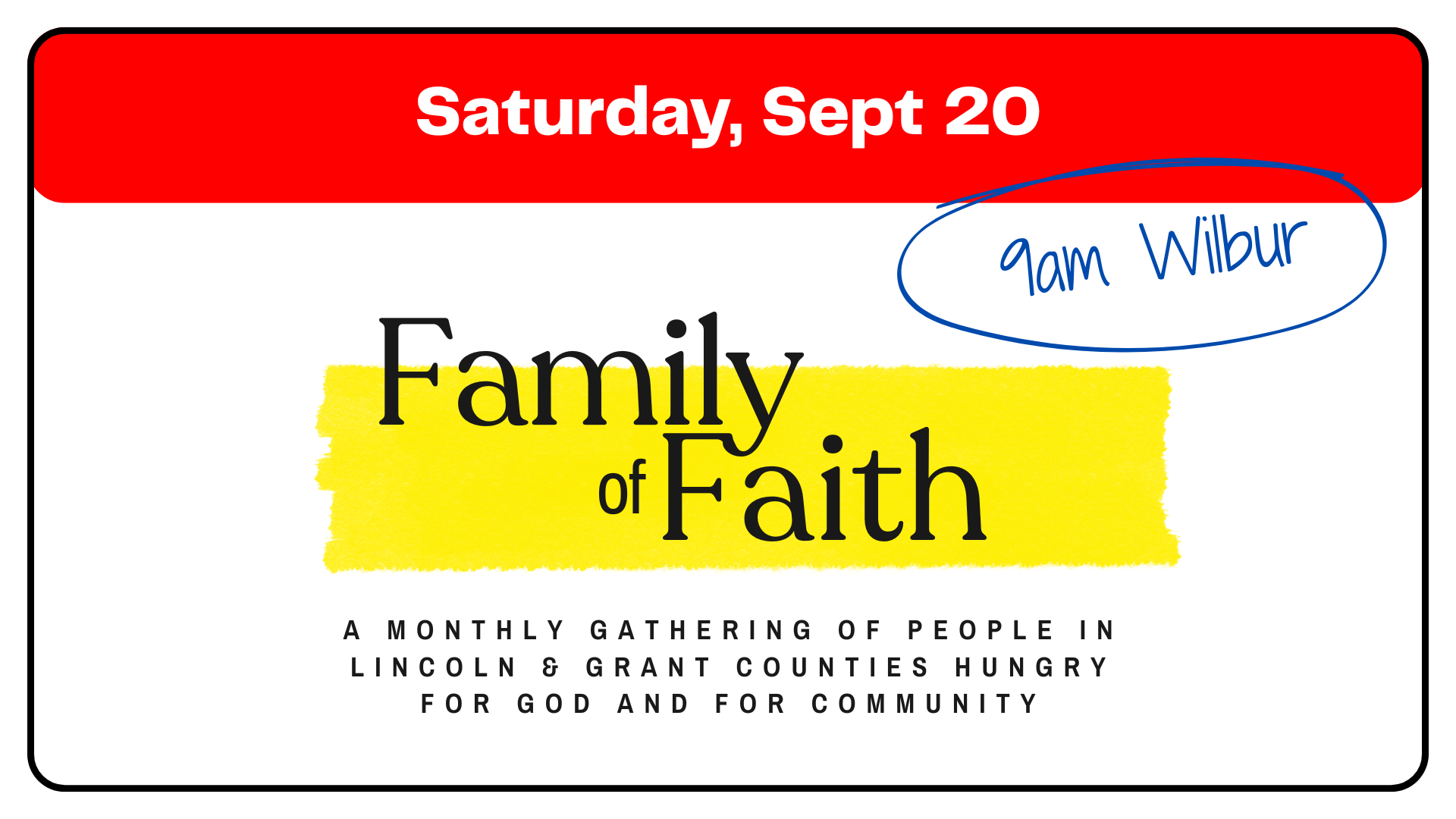 Family of Faith - Breakfast and Teaching