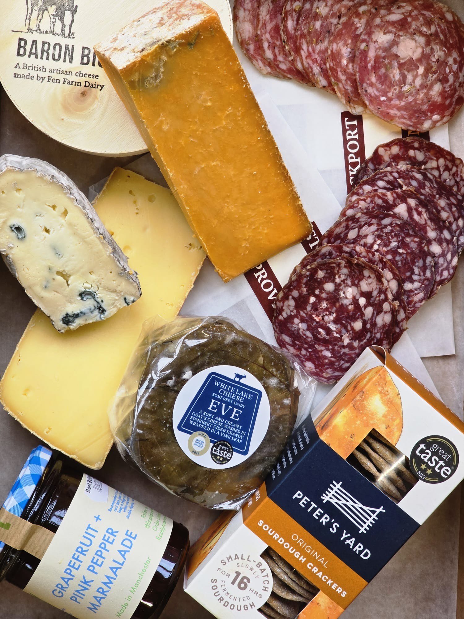 Large Cheese and Charcuterie Hamper