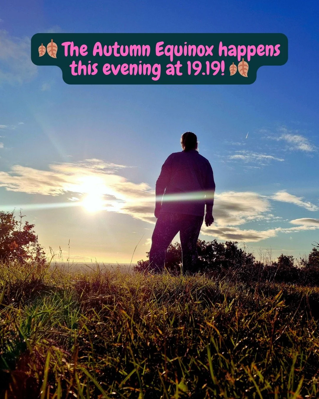 Today, light and dark stand in perfect balance as the Sun crosses the celestial equator. 🌞🌙
It&rsquo;s a moment of transition &mdash; the turning of the seasons, the beginning of autumn in the Northern Hemisphere. 
A time to harvest, to wear cosy s