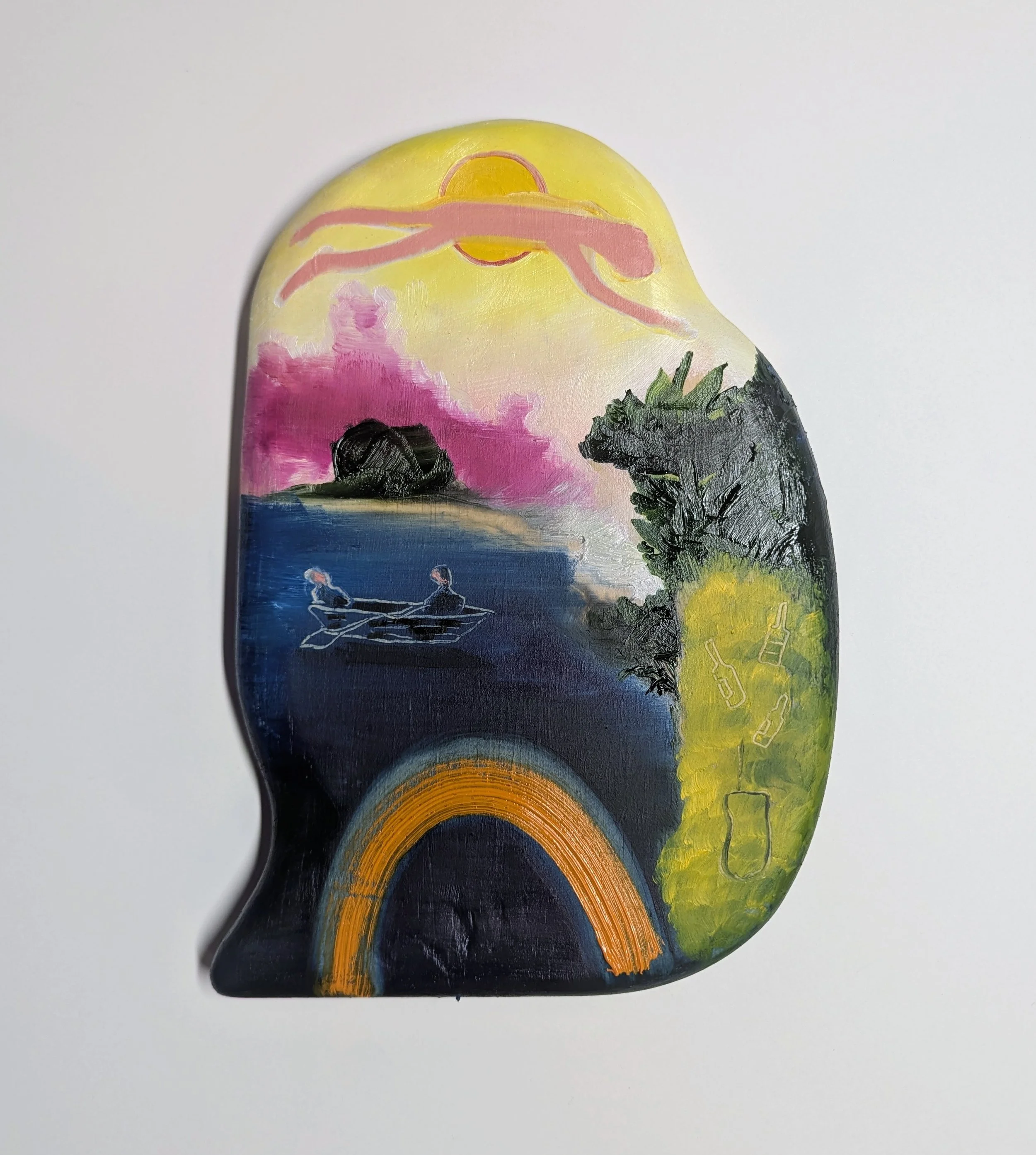 Two friends in a boat, 2026