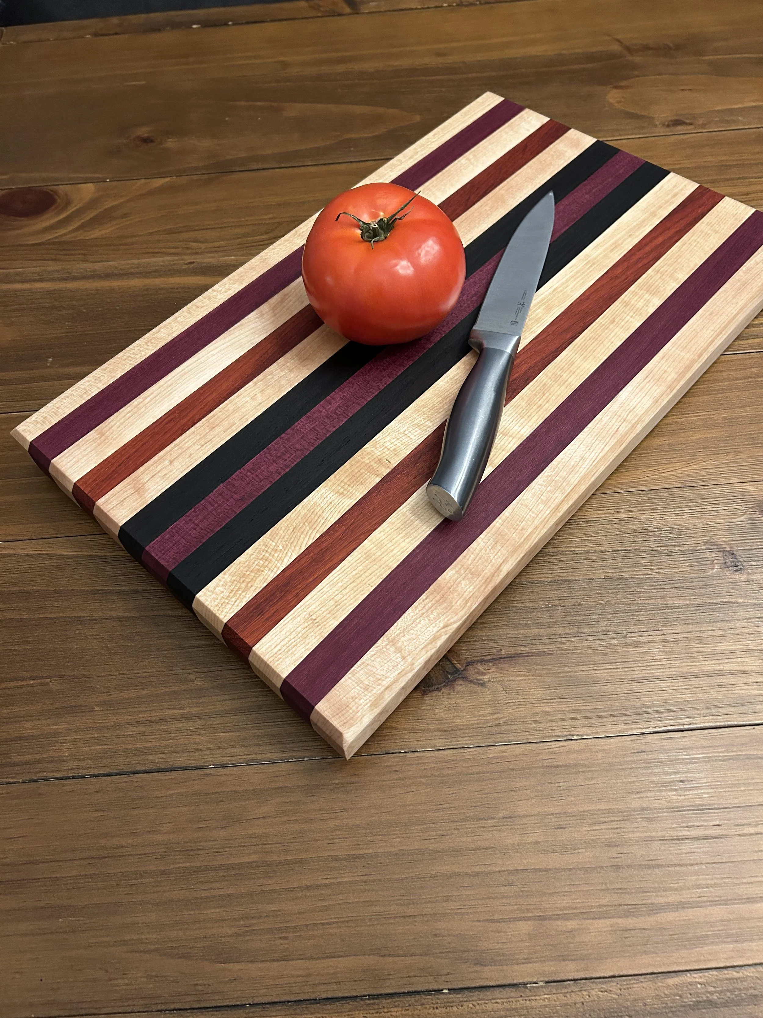 Maple and Exotic Hardwood Cutting Board