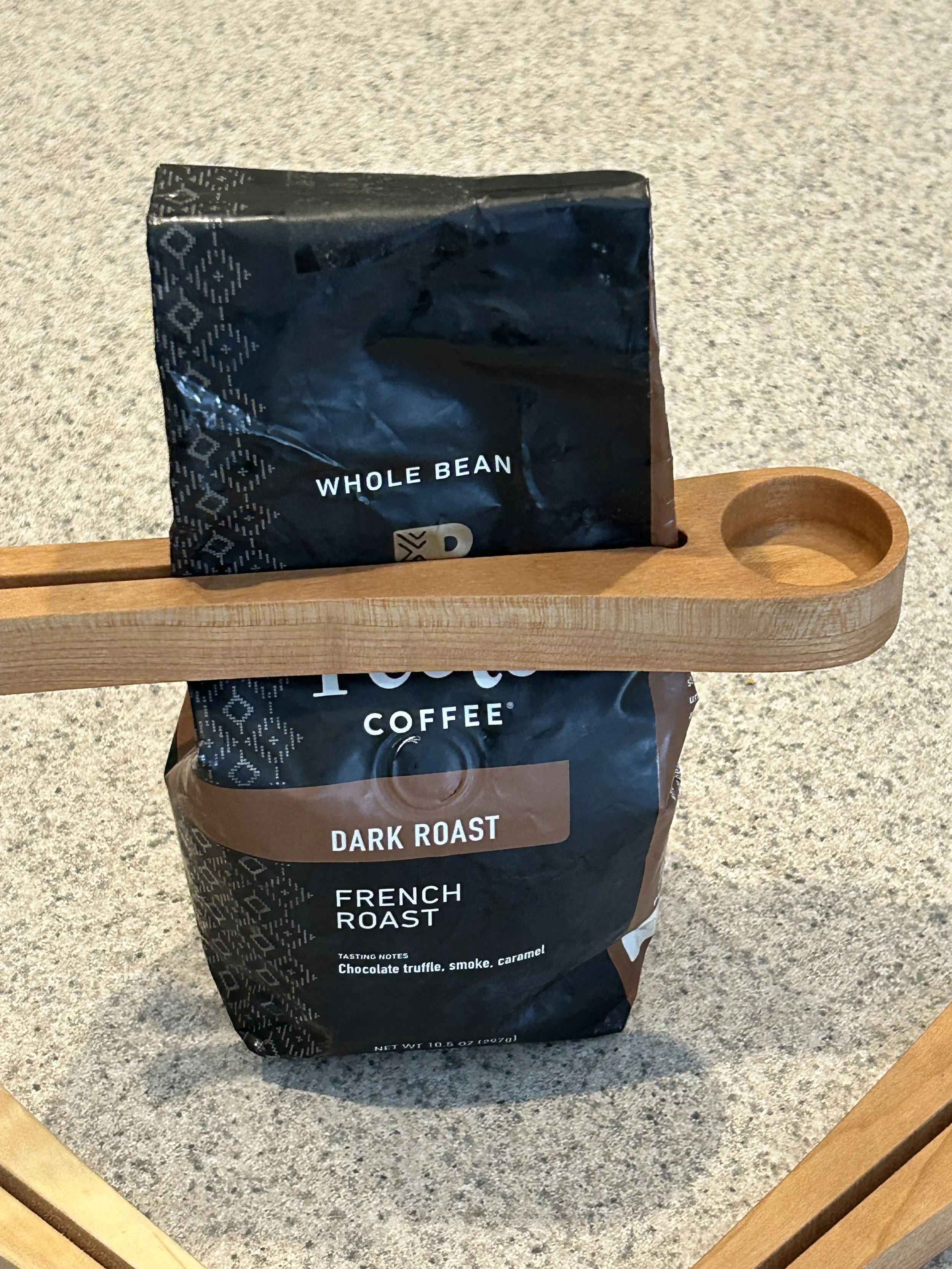 Bamboo Coffee Scoop and Bag Clip