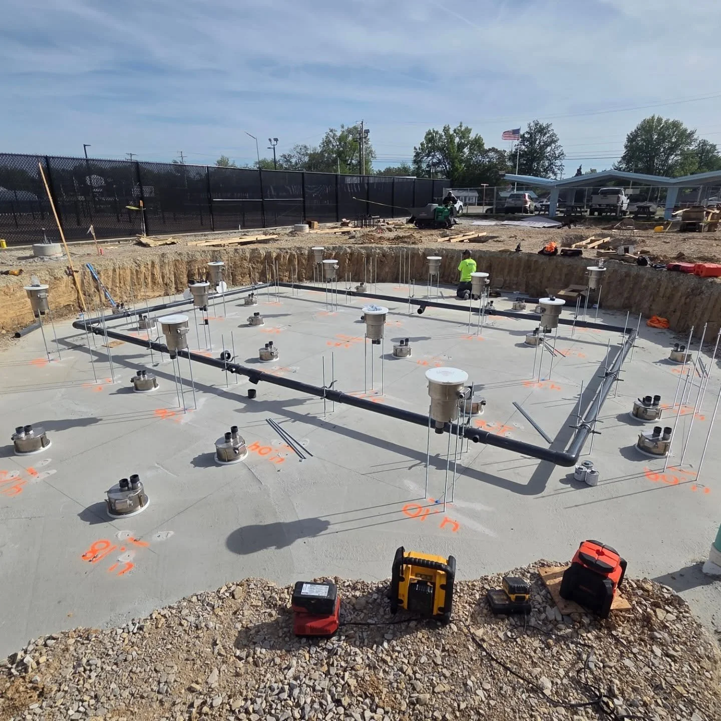 Not too bad for a weeks worth of work done by 2 guys. I'd say we killed it! Hard work definitely pays off. We are going to continue to grind. #hardwork  #splashpad #aquatics #pools #designbuild