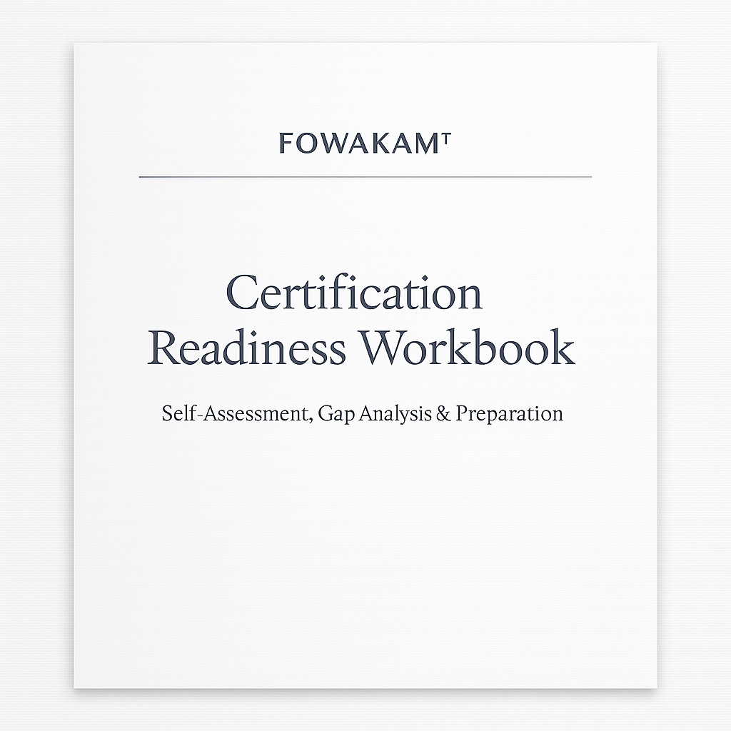 FOWAKAM™ Certification Readiness Workbook