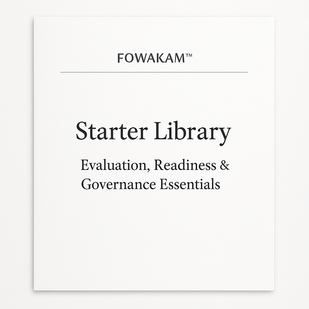 FOWAKAM™ Starter Library