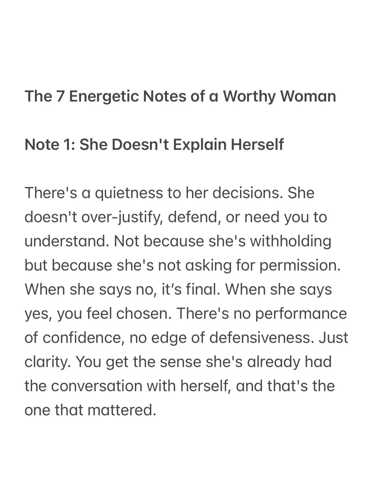 Hi! 👋 If you&rsquo;re new here, I read people and their patterns for a living, especially the women who&rsquo;ve tried everything (including therapy) and are still circling the same loops.

Instead of another &ldquo;10 Rules of the Wealthy Woman&rdq