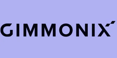 GIMMONIX logo on a light purple background.