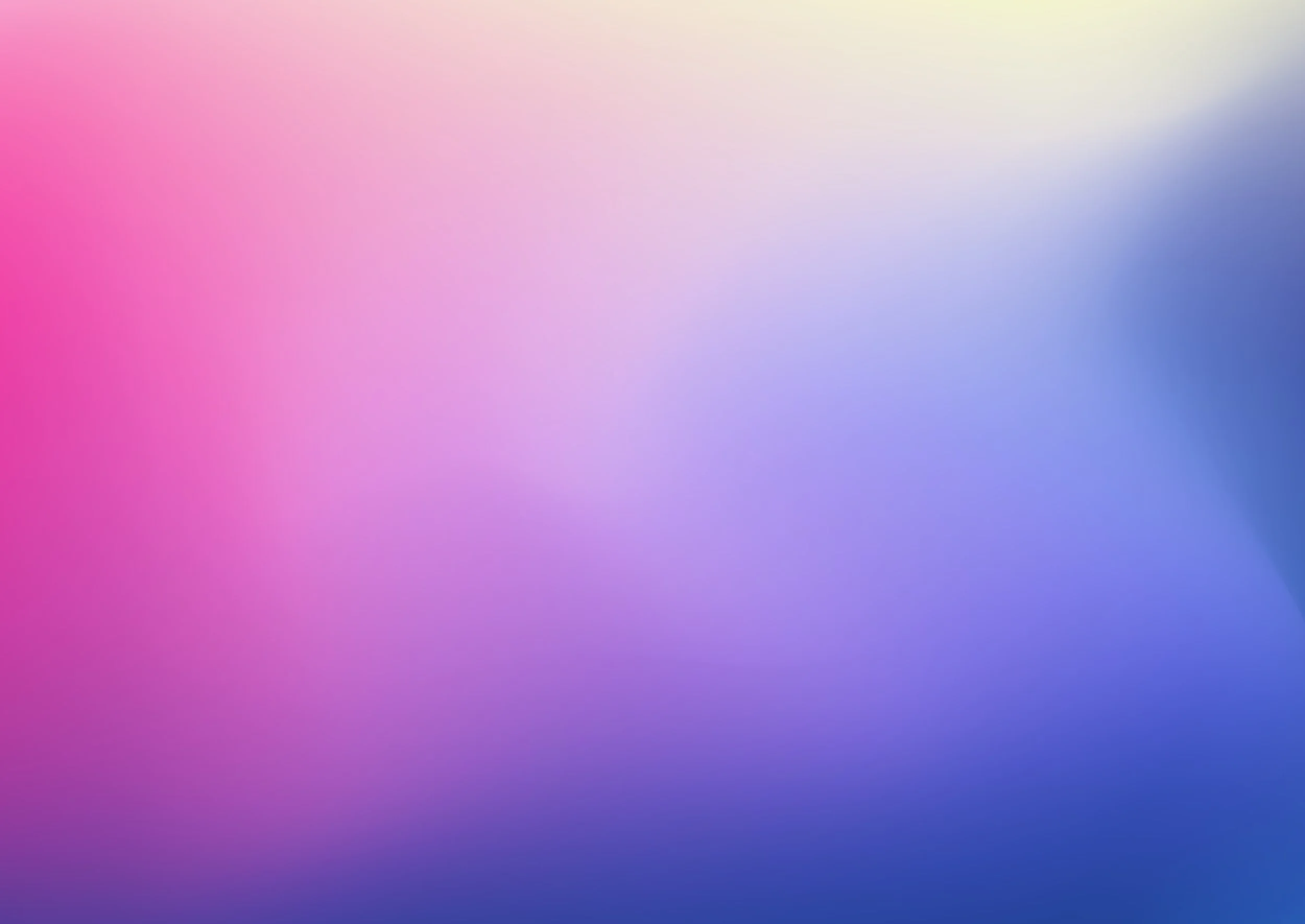 A colorful gradient background blending pink, purple, blue, and yellow hues.