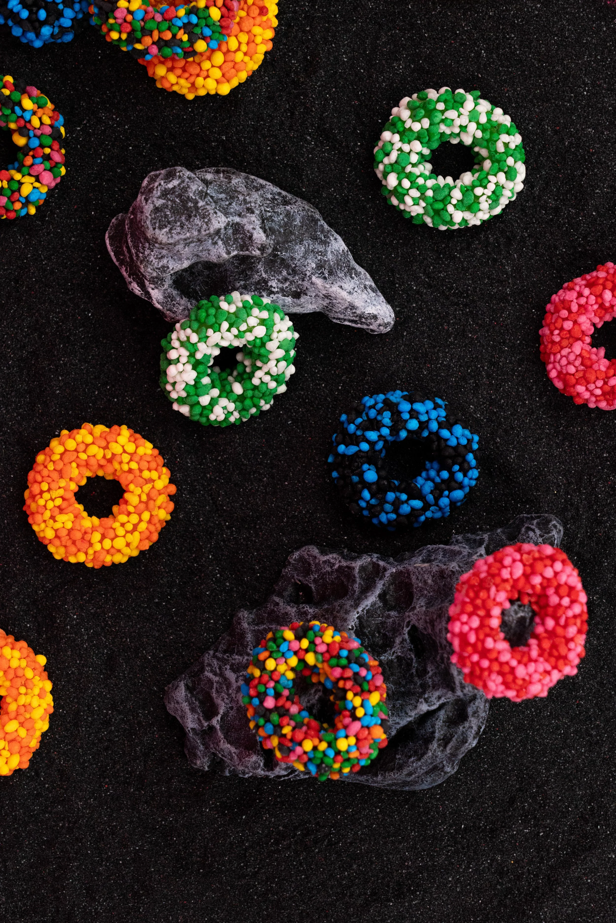 Fotografía de producto para Crater Loops de Burmar Sweets