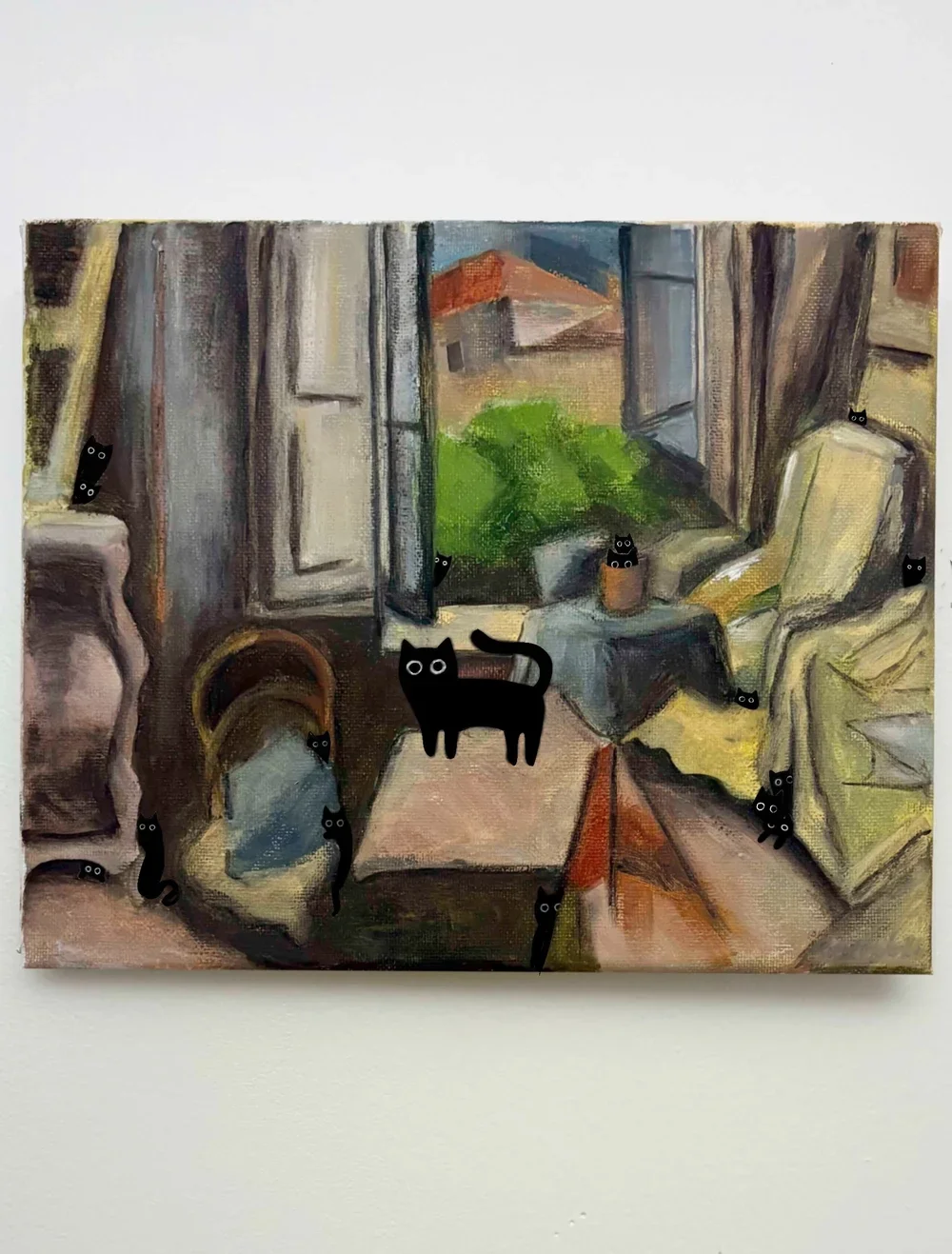 Interior by Joaquin Torres-Garcia	

Oil on canvas
10x8