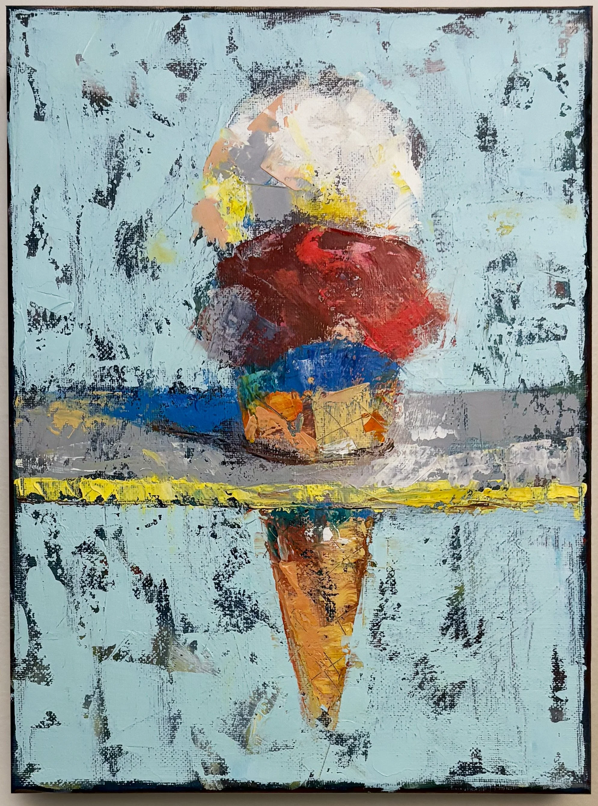 Two Flavors by Wayne Thiebaud

Oil on Canvas
12" x 9"