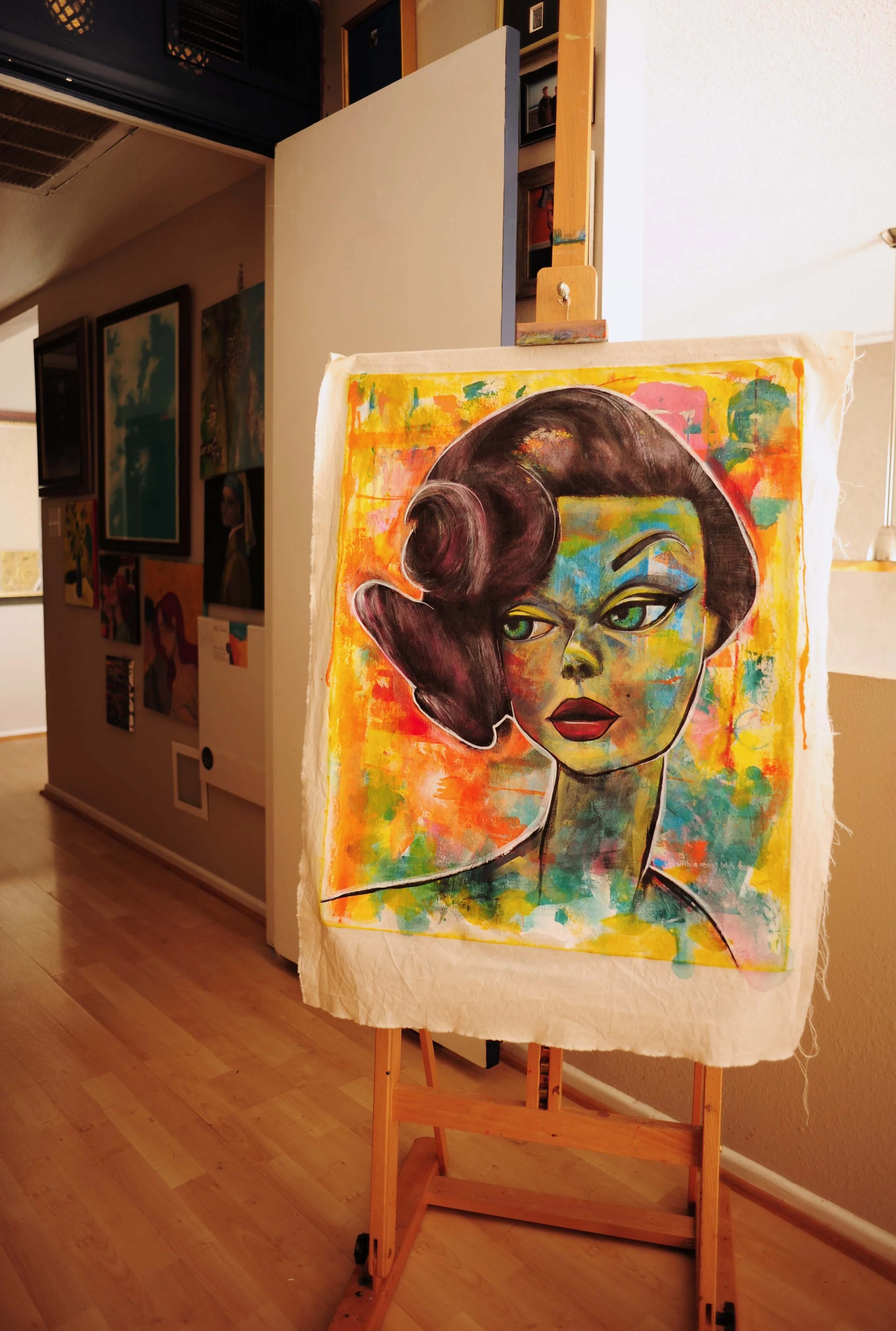 Girl with a Face; if looks could stab, 1 of 4