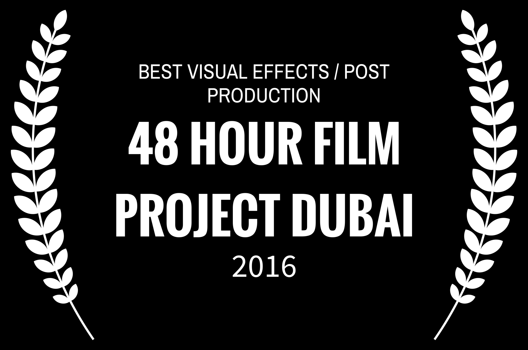 BEST VISUAL EFFECTS POST PRODUCTION - 48 HOUR FILM PROJECT DUBAI - 2016.png