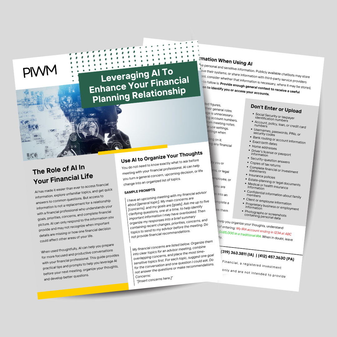 Using AI to Enhance Your Financial Planning Relationship