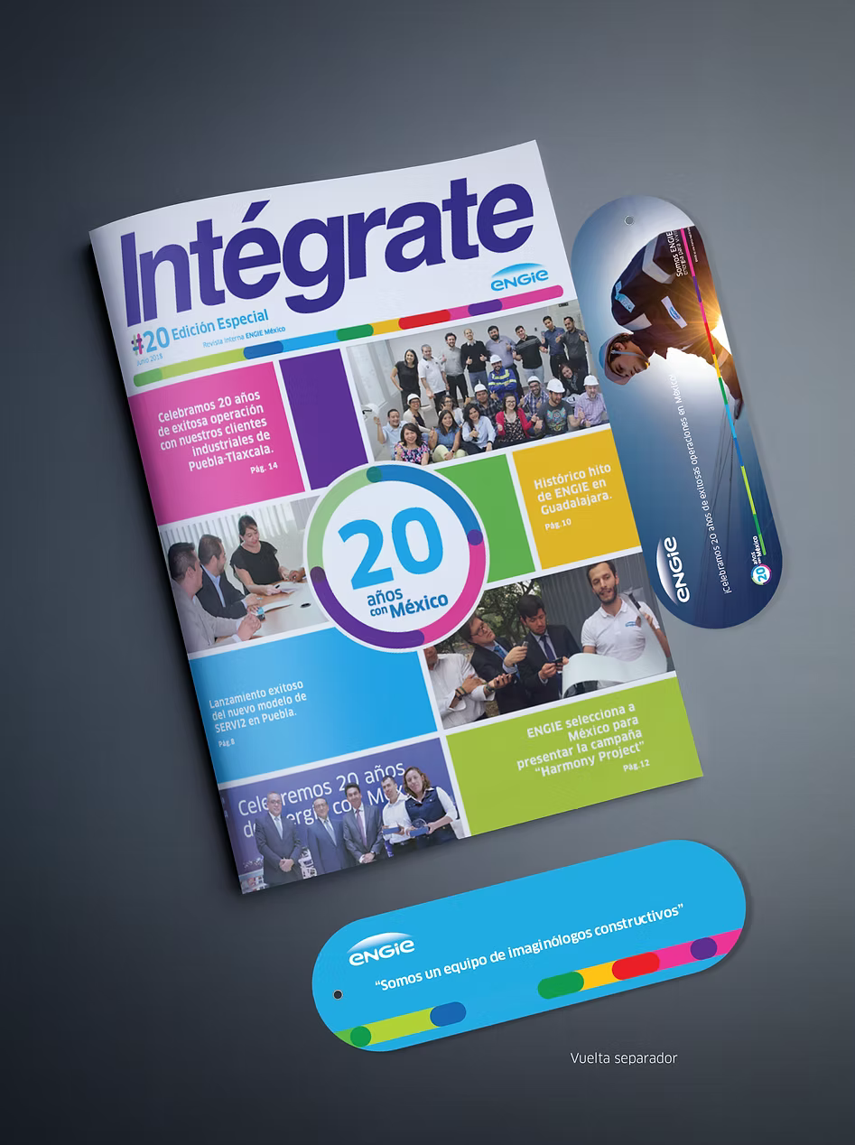 Engie - Intégrate monthly magazine.