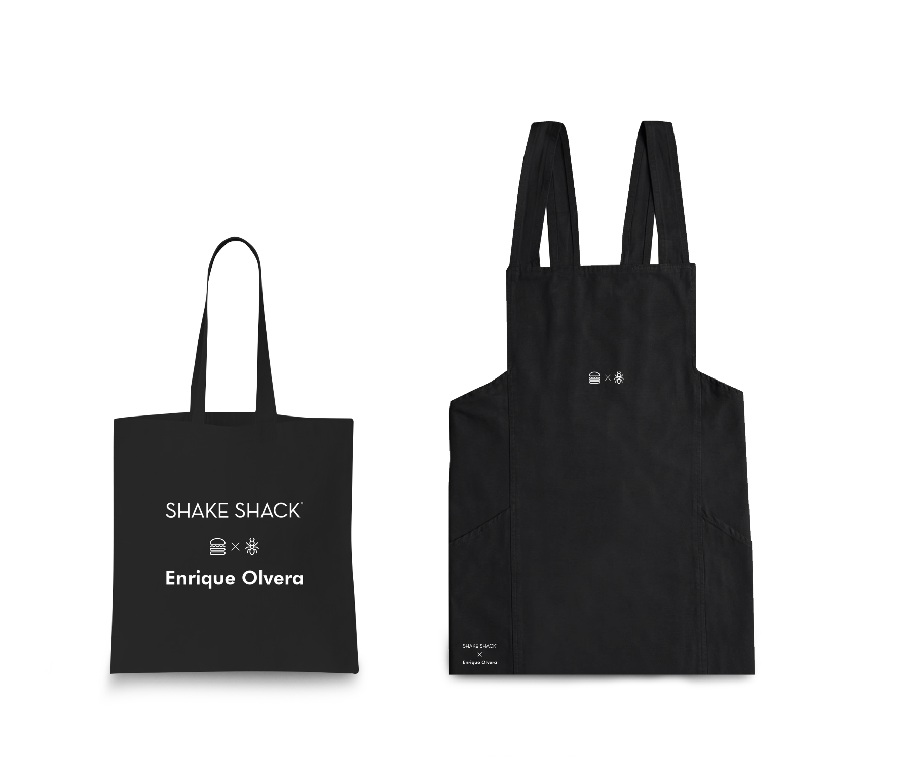 Shake Shack x Enrique Olvera - Apron and Totebag Gifting.