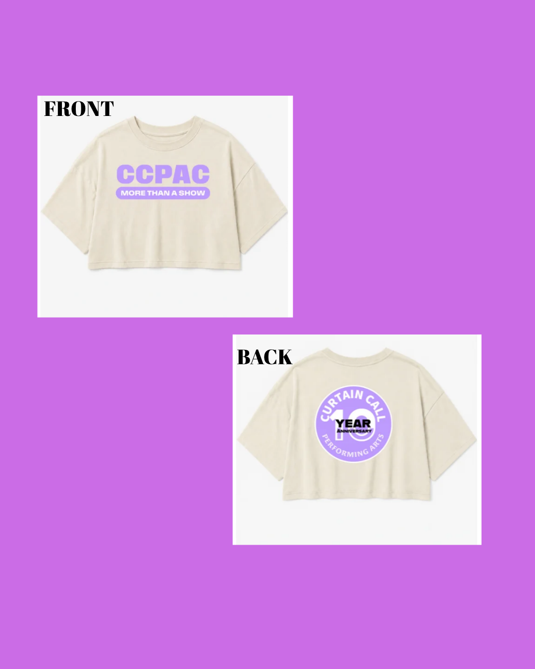 Oversized Drop Shoulder Crop Top