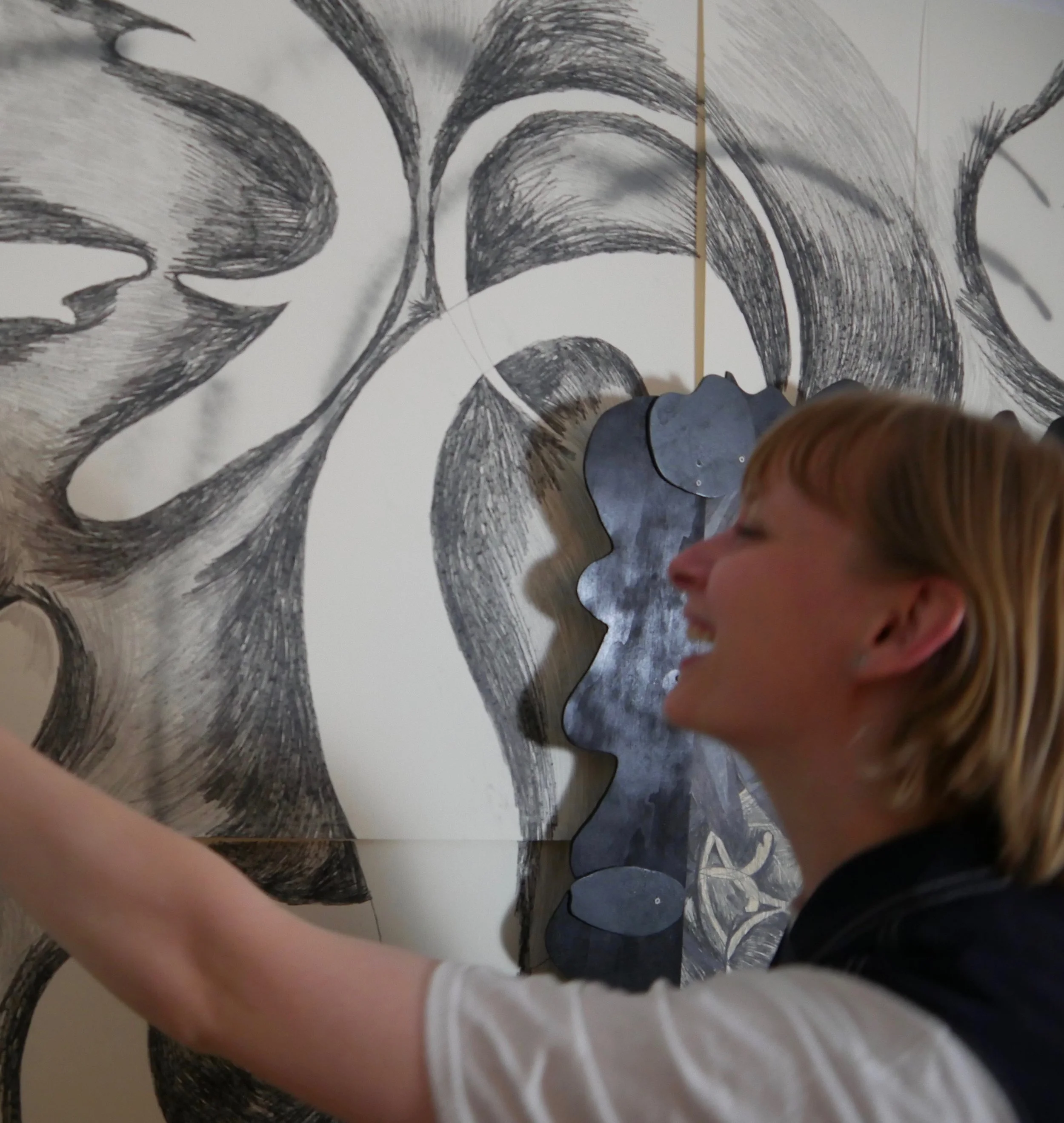 Sarah Dietz maakt kunst