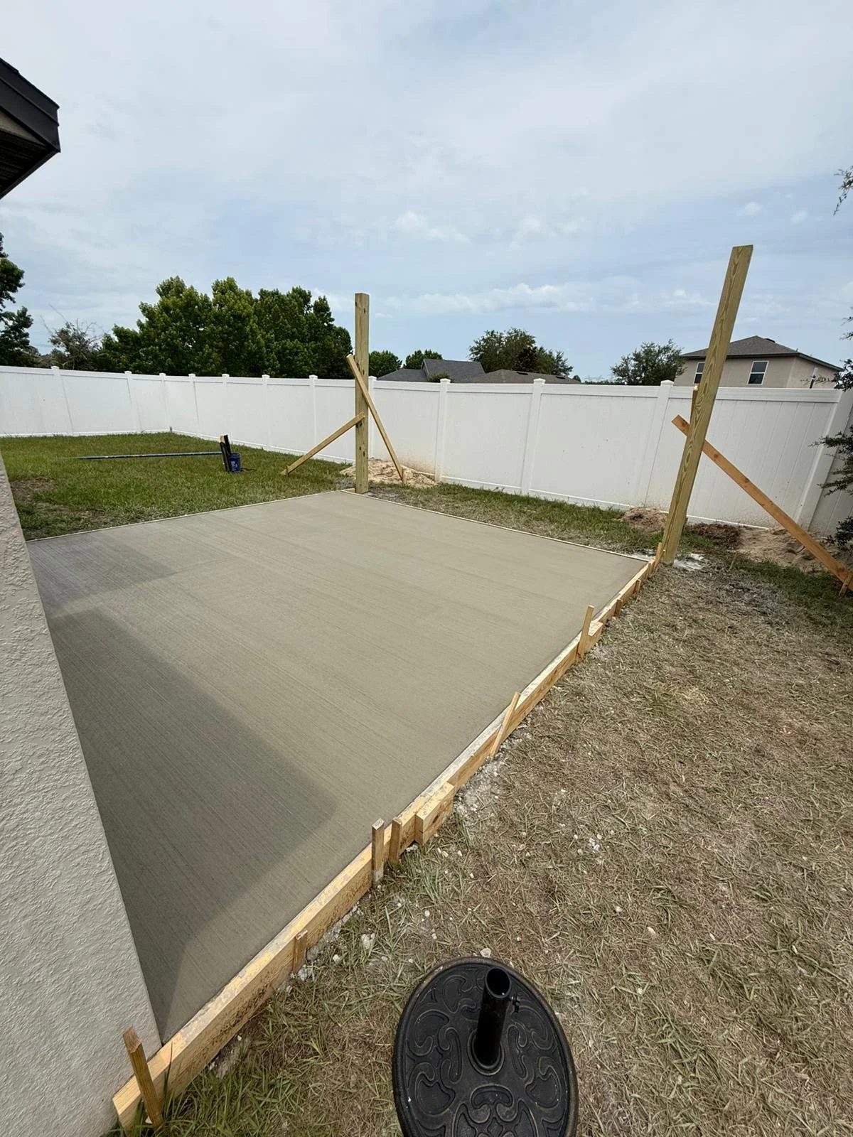 Patio Concrete Project Central FL