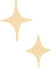 Two beige, star-shaped starfish with a rough texture against a white background.