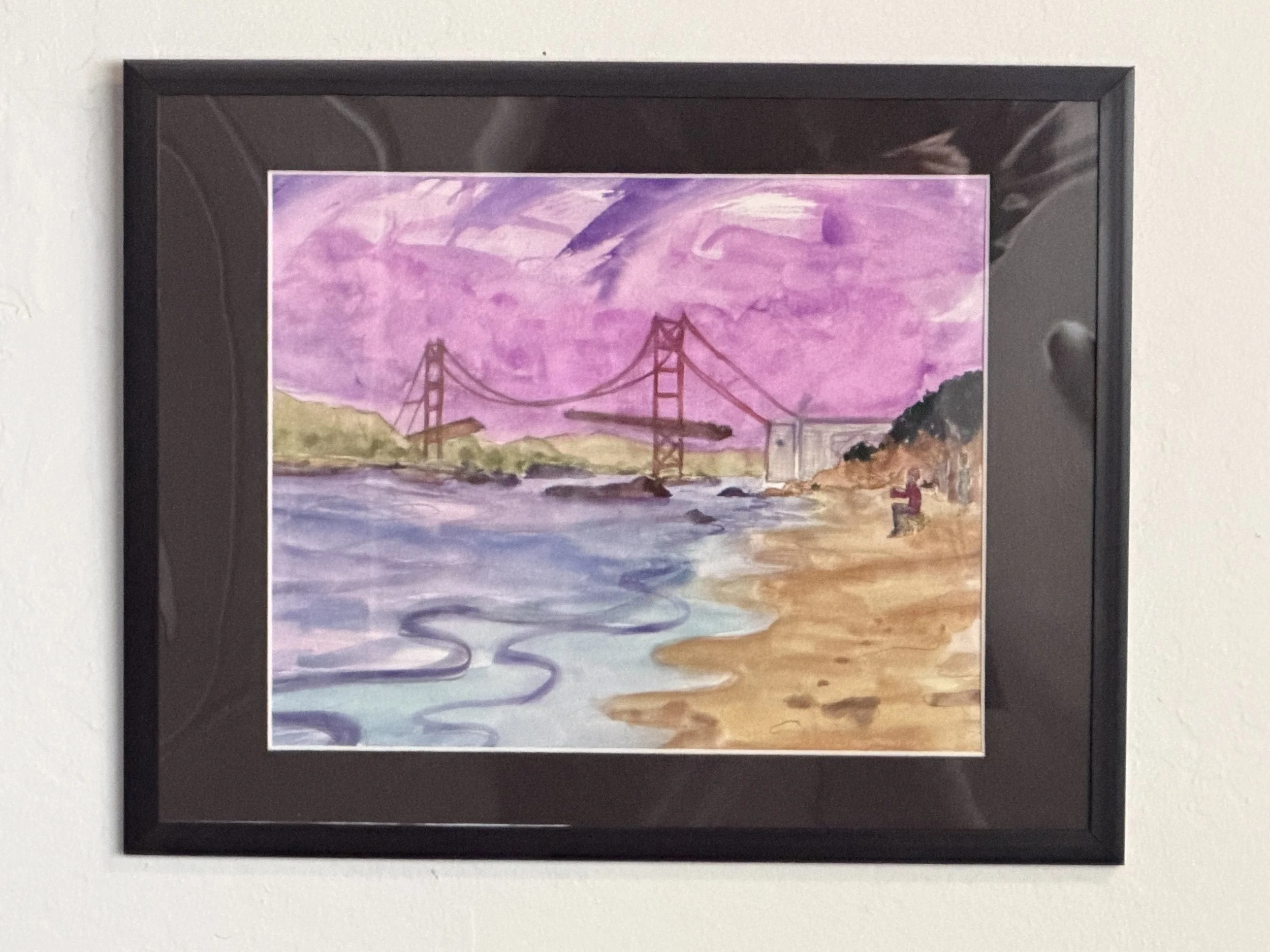 GGBridgeBuild.Watercolor.Framed.JPG