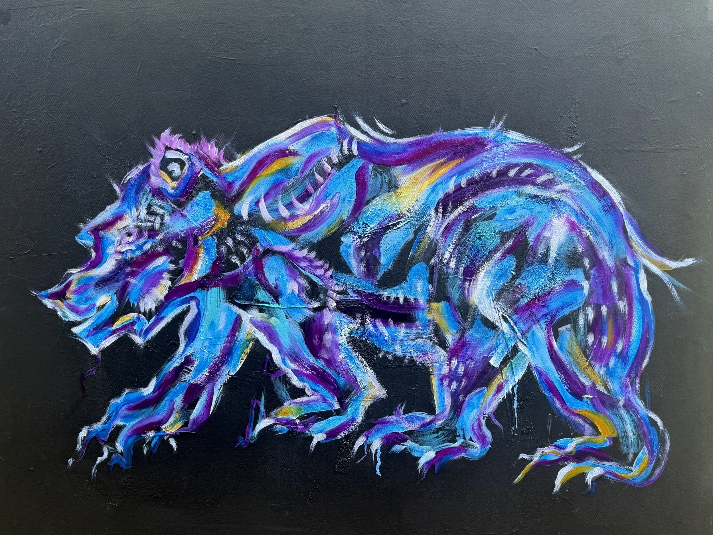 California Strong & Wild, Oil on Canvas, 24" x 30", 2026
