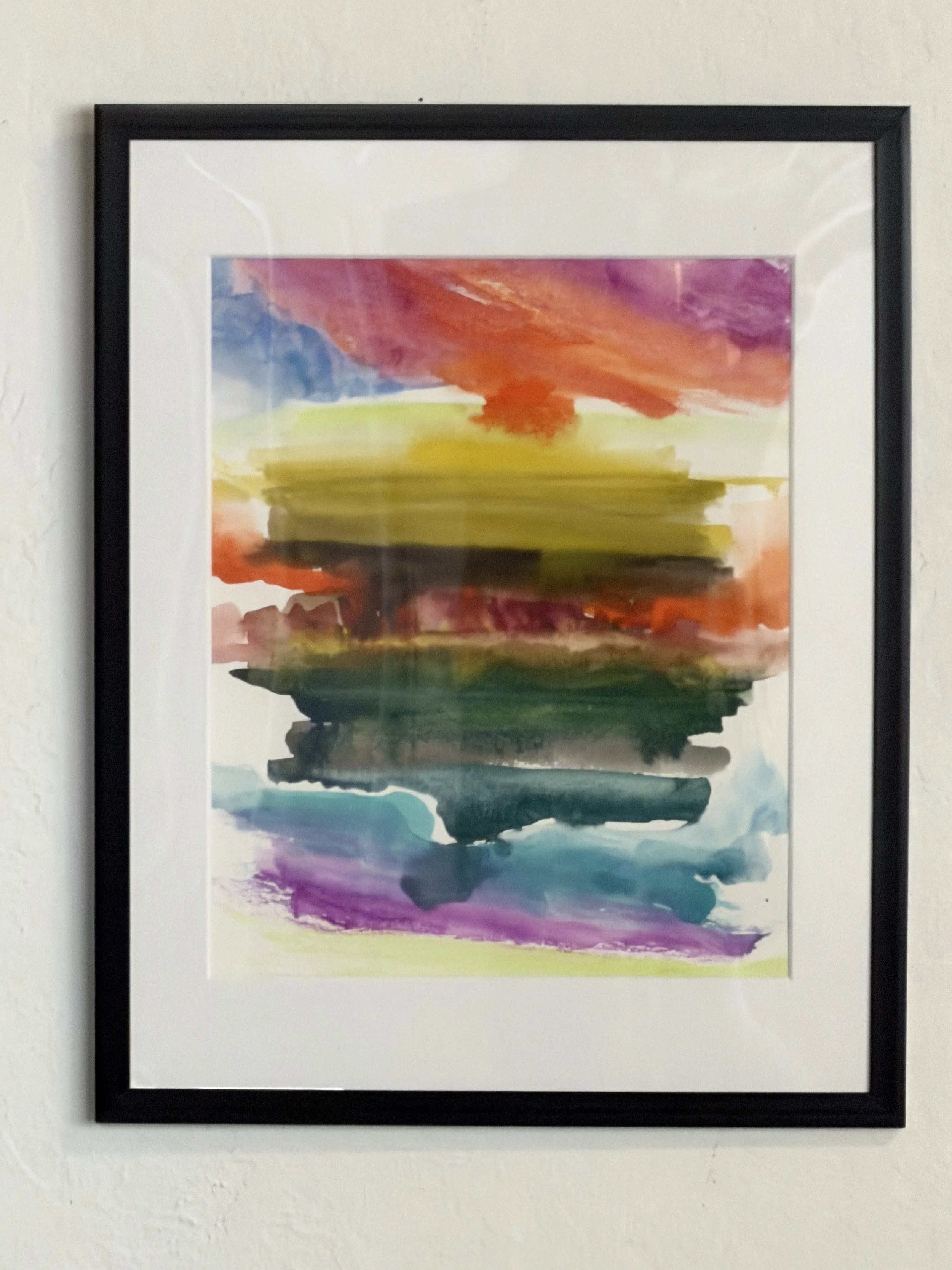 LayeredStormOfColors.Watercolor.Framed.JPG