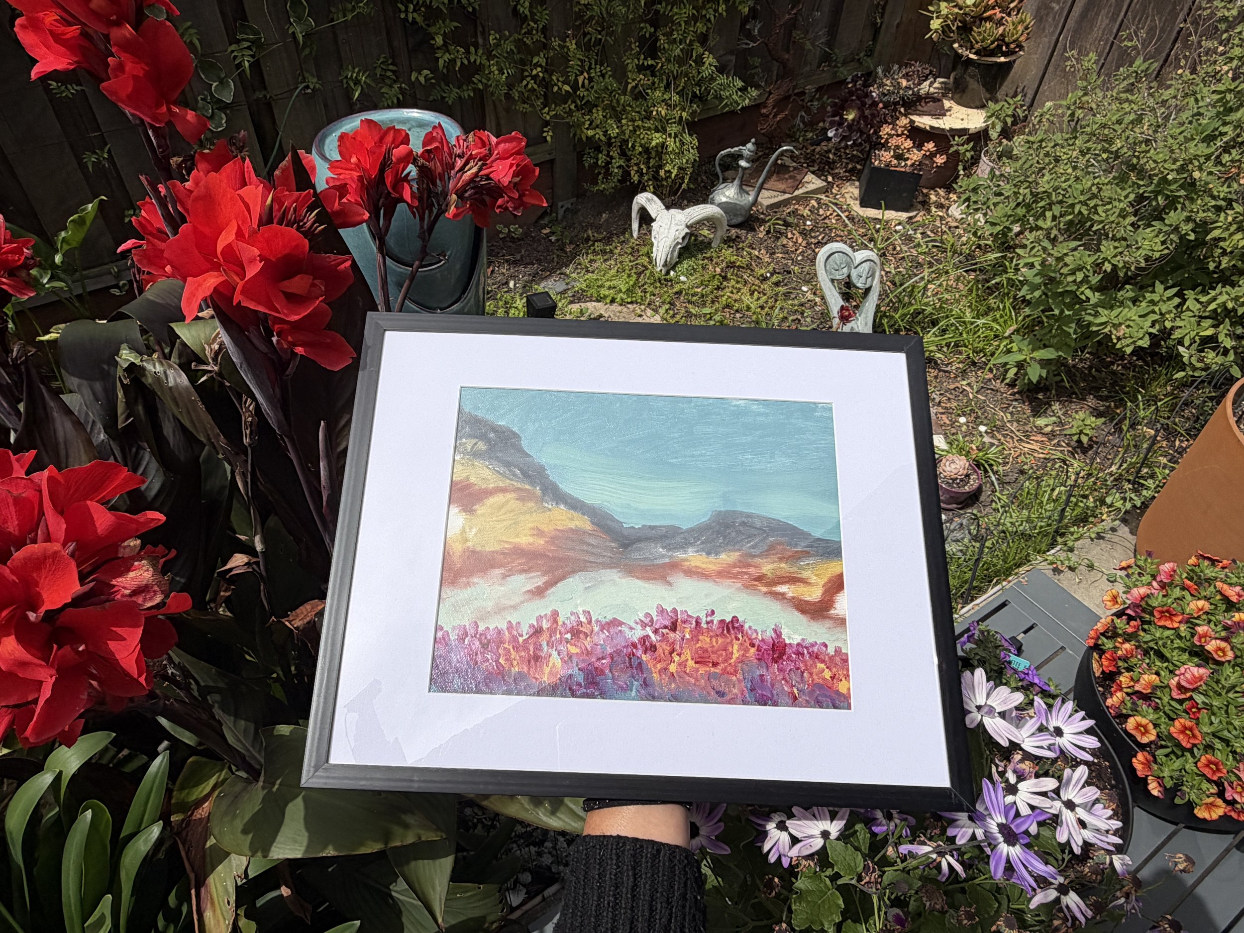 LikeWater4Flowers.oilpainting.staged.JPG
