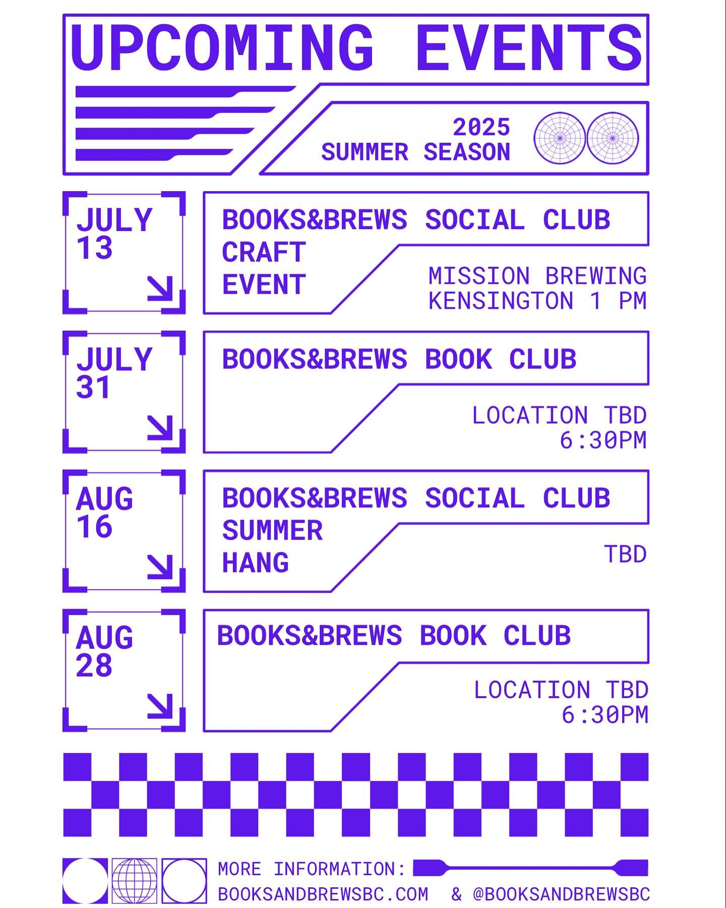 Our next chapters are loading&hellip; Save the date and sip with us! #BooksAndBrews #SanDiegoBookClub #SanDiegoSocialClub #BookishMeetup #BreweryBookClub #ReadWithUs #SDEvents #BookClubVibes #CheersToChapters #BooksAndBeer #SanDiegoThings