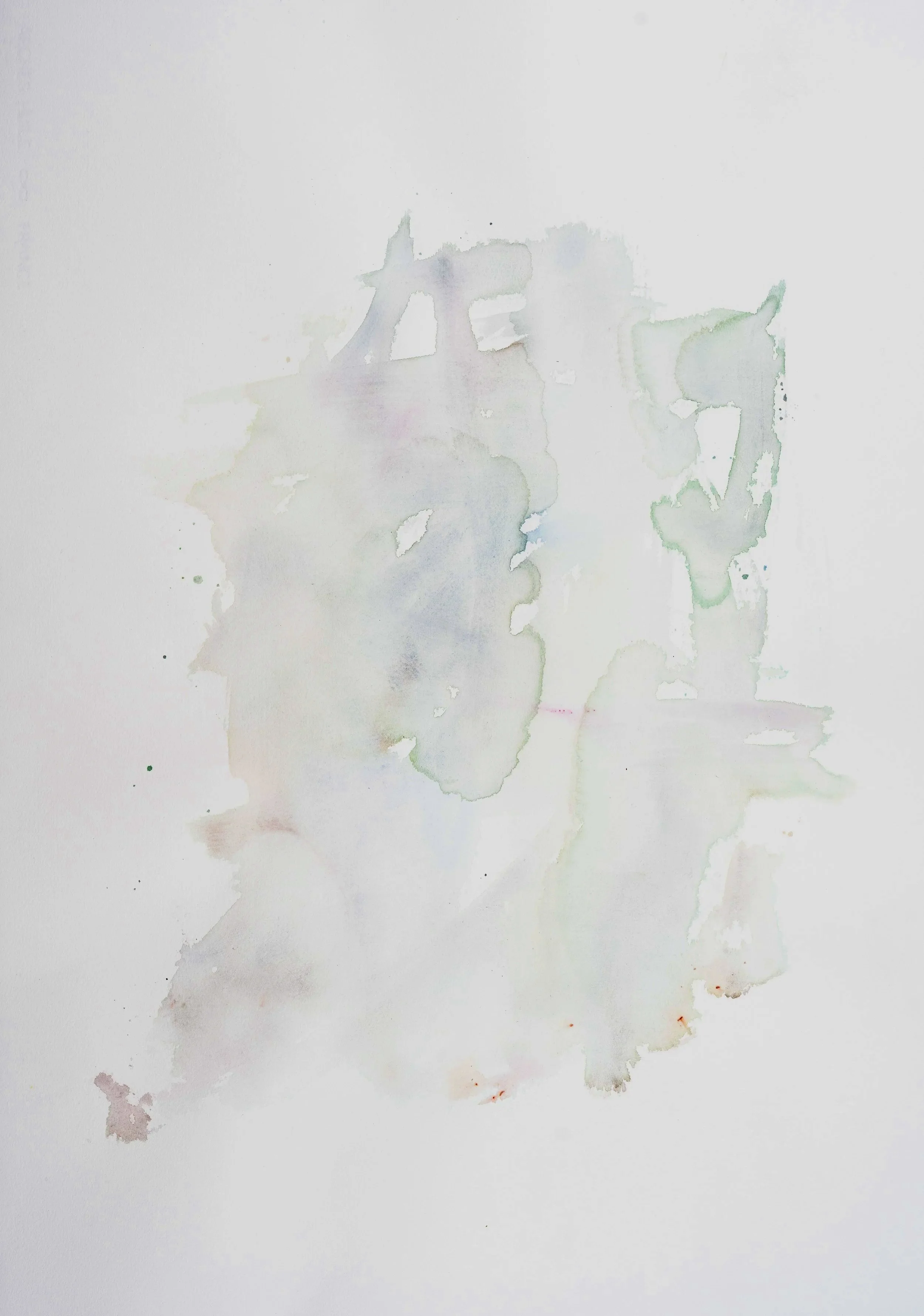 Watercolor on paper, 22x30 inches, 2025