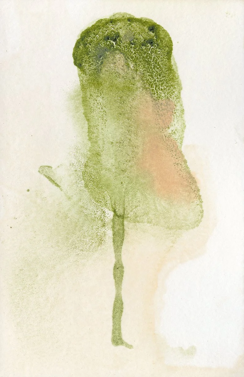 Standing Man
Soft Time Series. Oil paint on paper, ranging from 22×30 to 6×8 inches, 2018- 2019. 
Private Collection