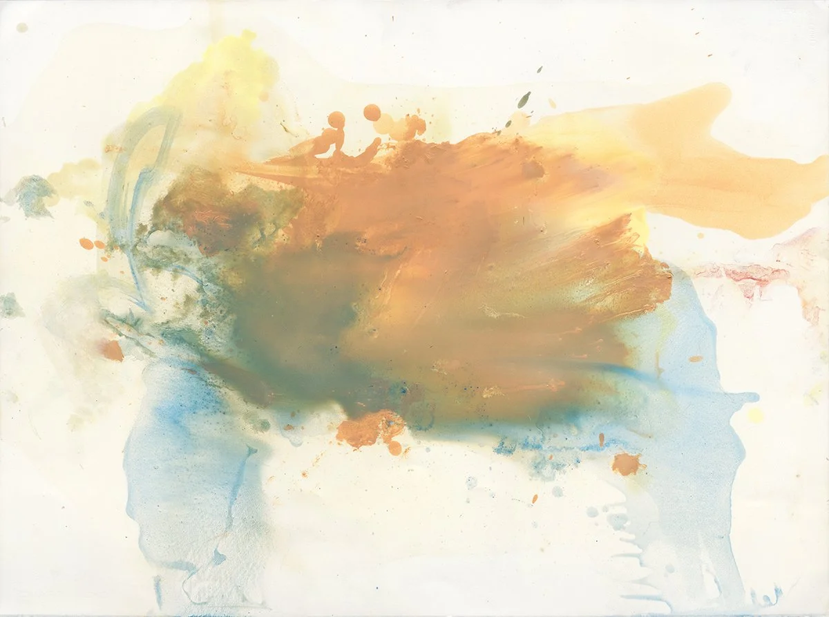 Flying Dog (Marcy)
Soft Time Series. 
Oil paint on paper, 18x22 inches, 2018- 2019 (private collection)
