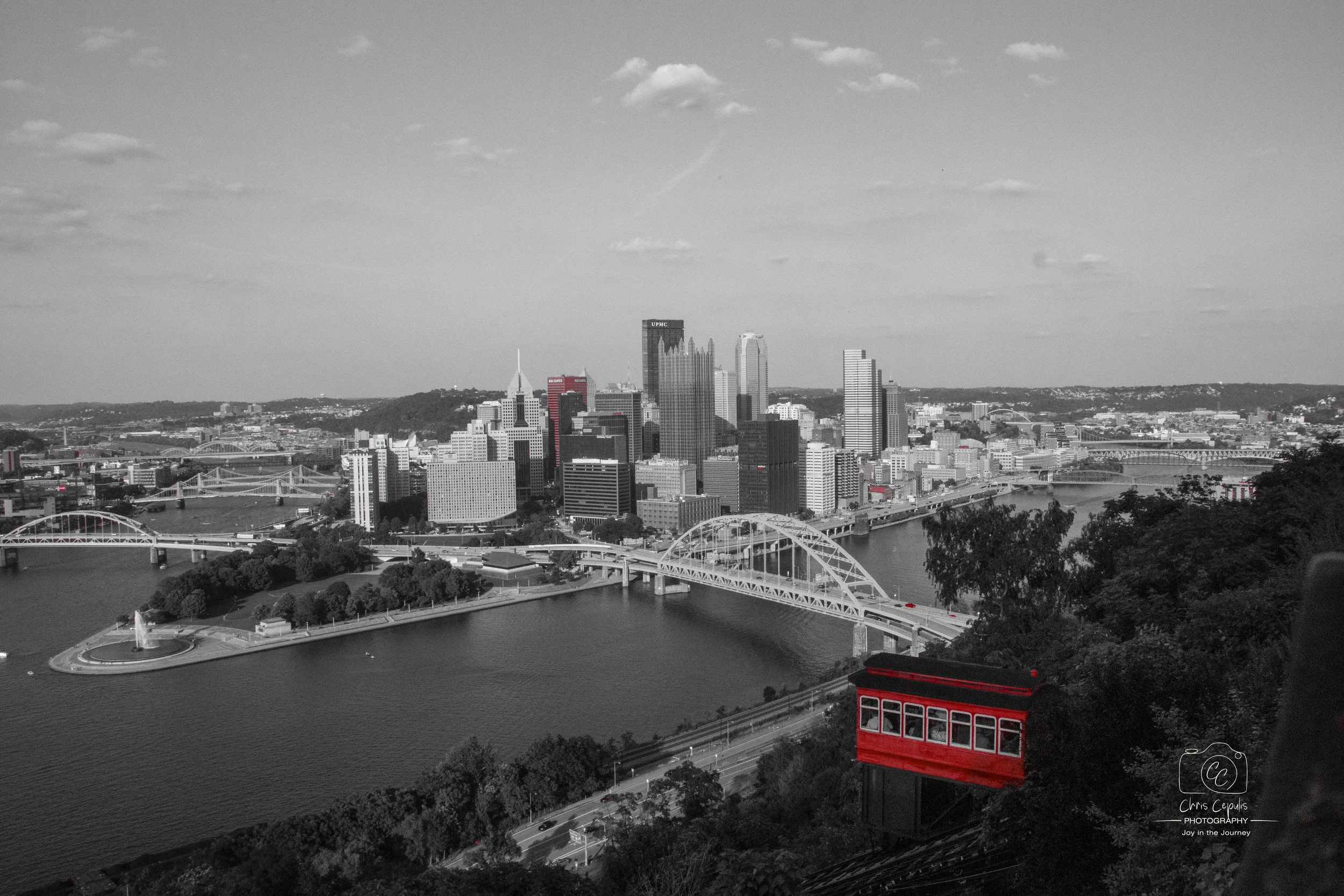Duquesne Incline and Pittsburgh, PA