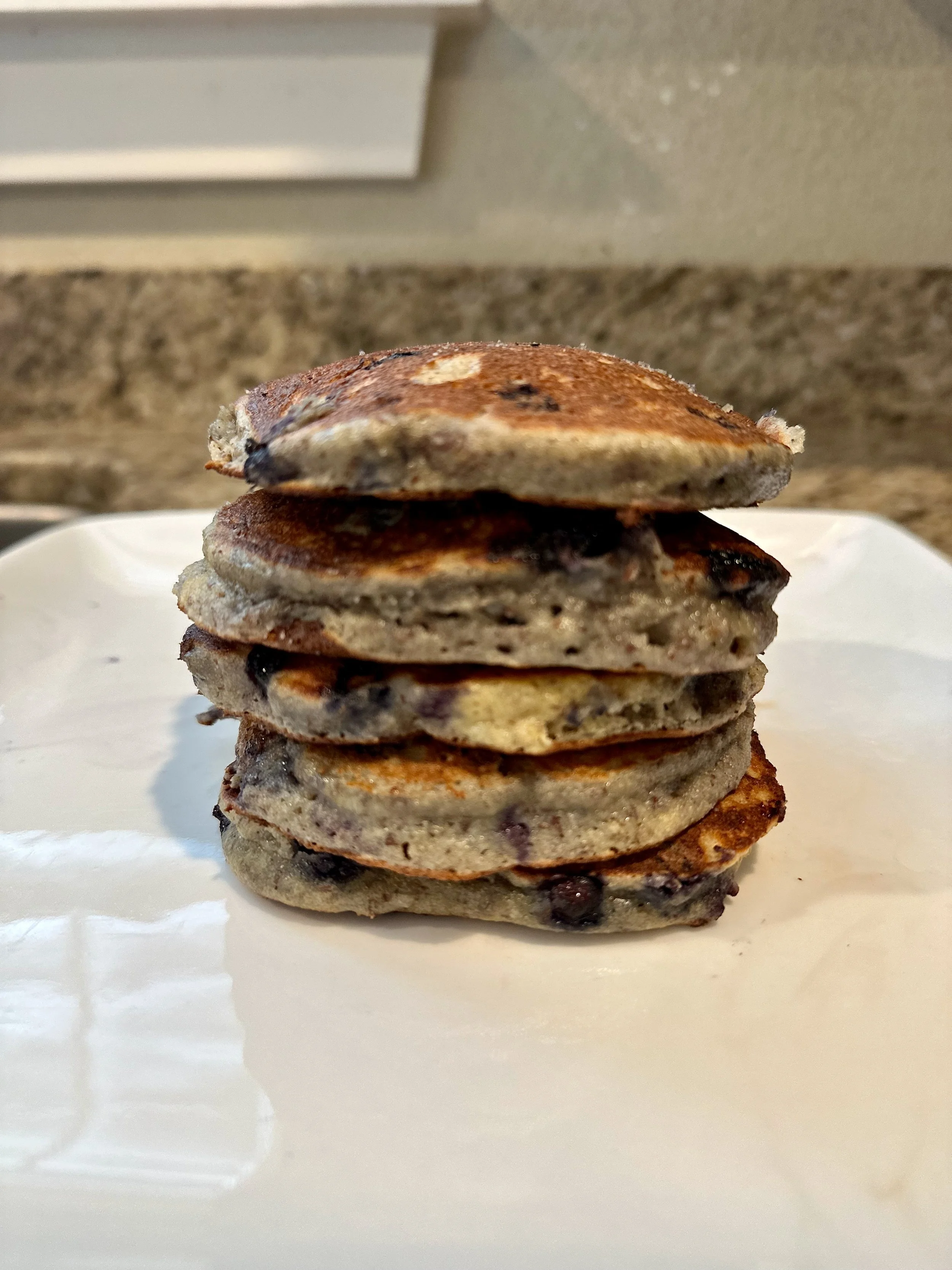Blueberry Paleo Pancakes