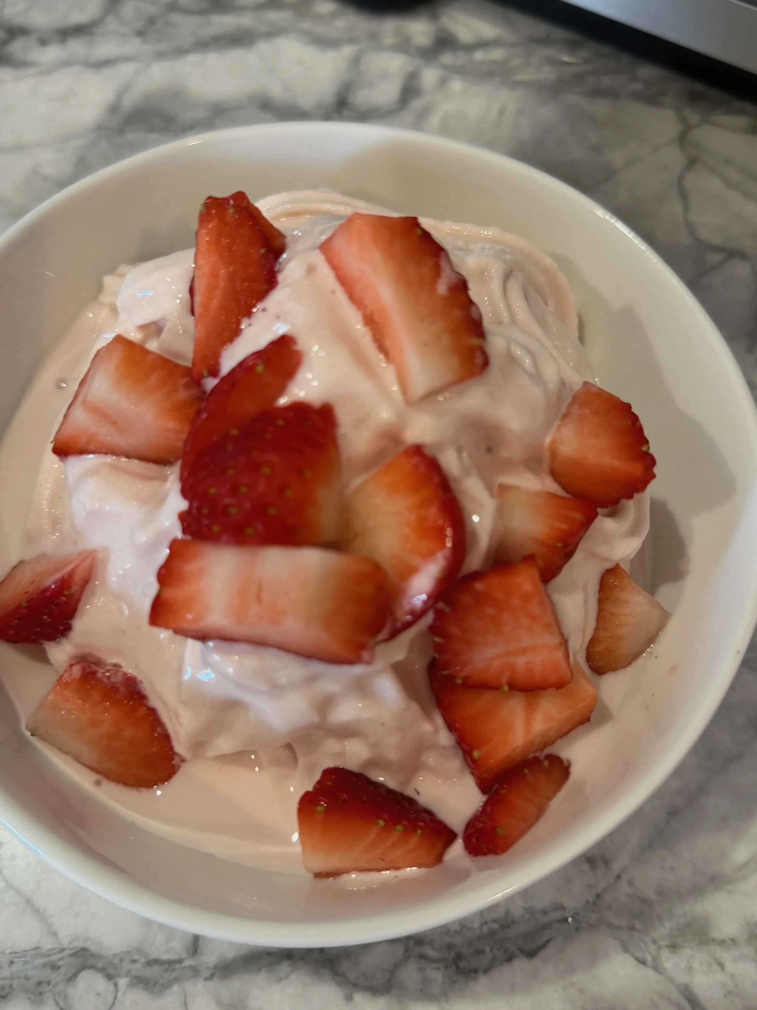 Strawberry Protein Ice Cream