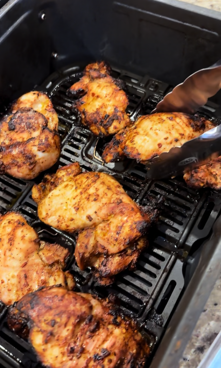 Hot Honey Chicken Thighs