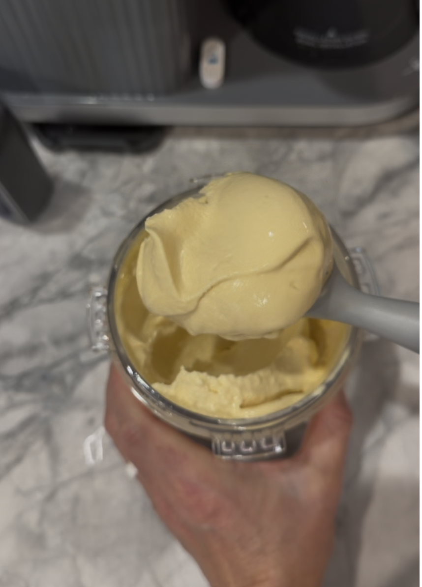 Mango Banana Protein Ice Cream