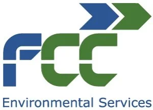 FCC Environmental Services logo with stylized arrows and text.