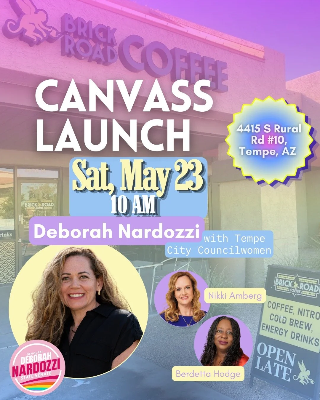 Canvass from Brick Road Coffee! 
