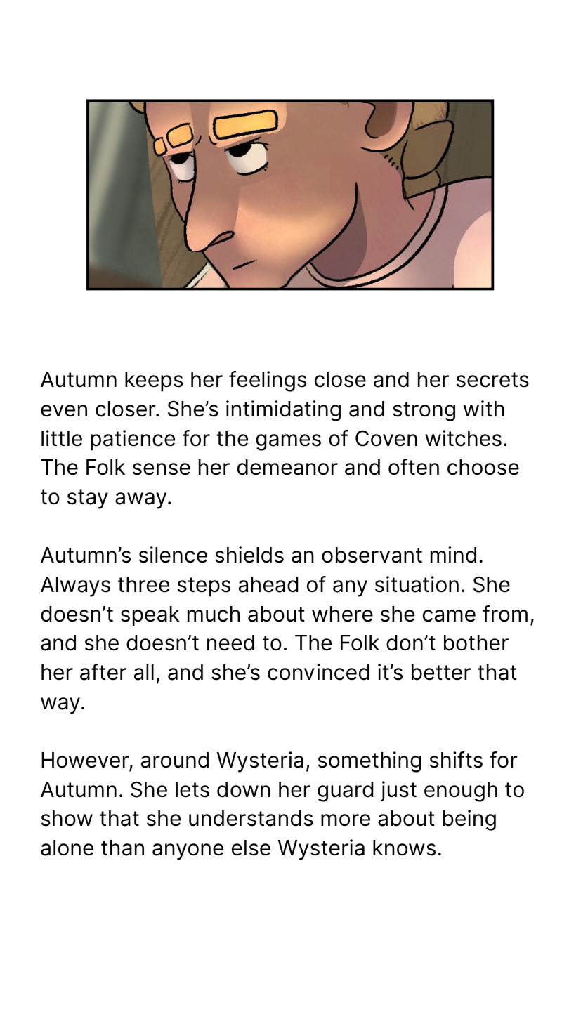 Close-up illustration of a young girl with blond hair, light skin, and a serious expression.