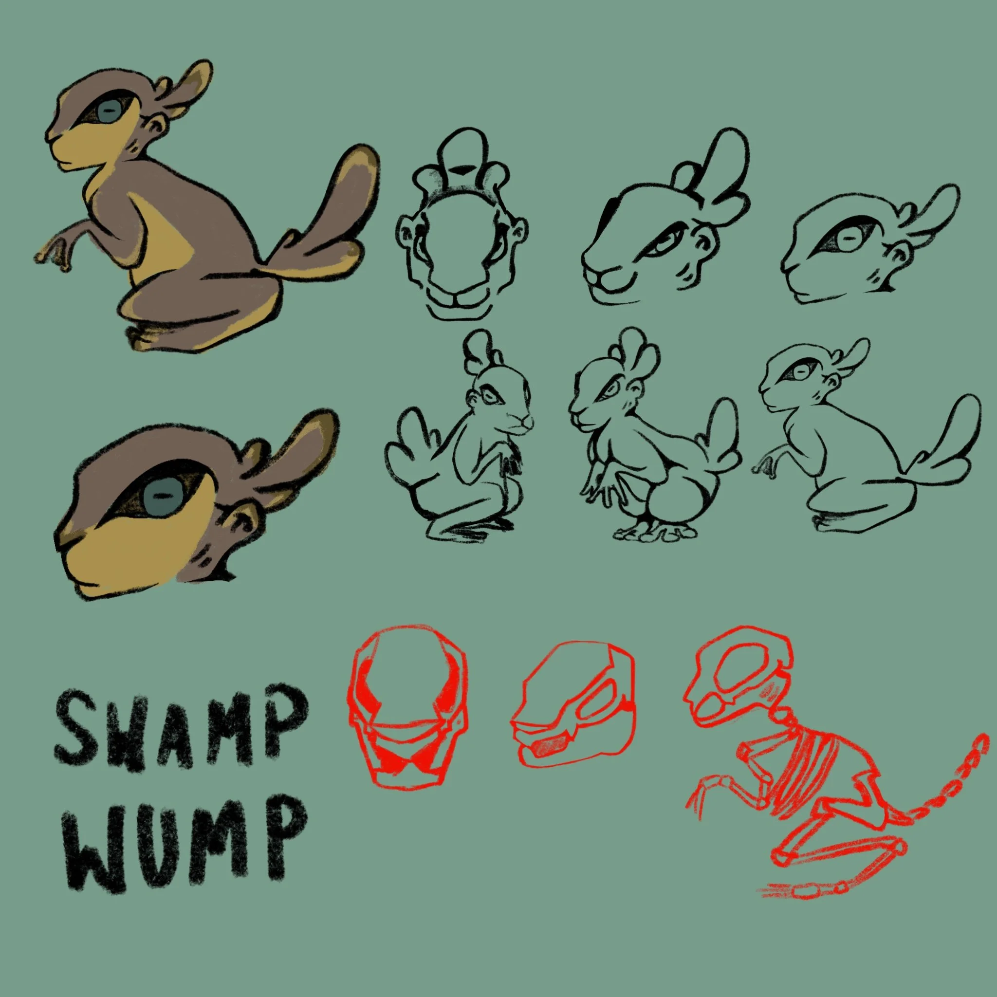 Swamp Wump. An Unfortunate Creature (but kind of cute) - Bee refers to Wysteria as a wump