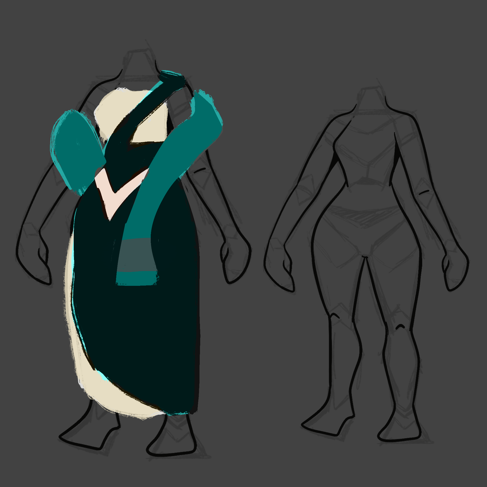 Early Wysteria Outfit & Body Concepts