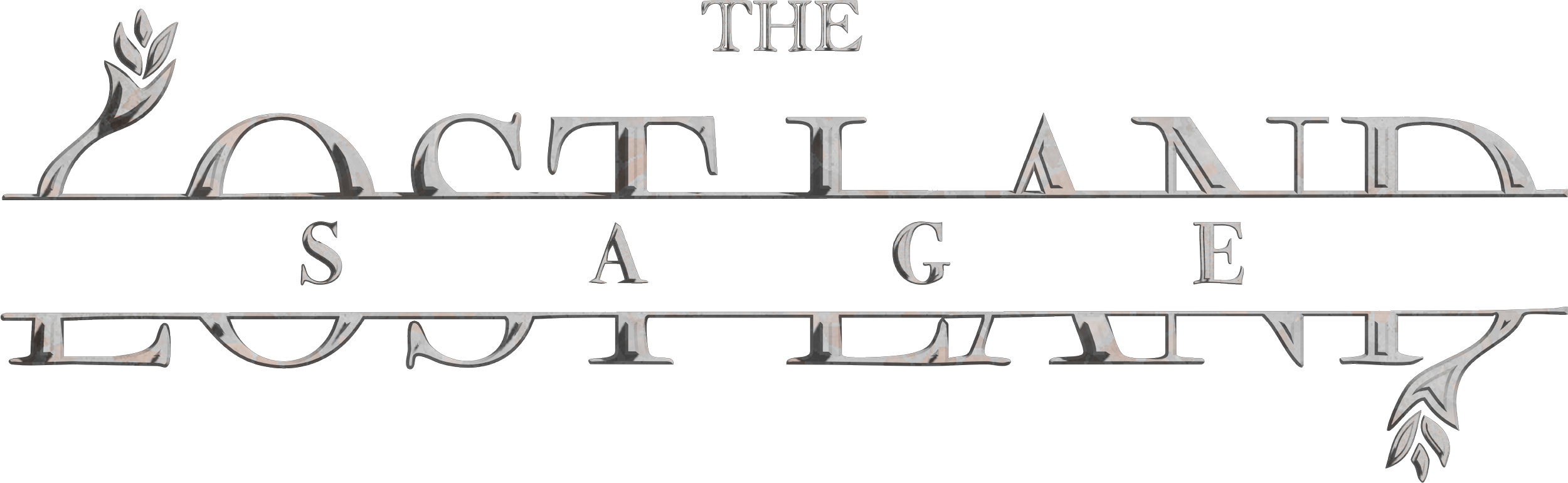 Logo for the Lodge at Angel's Landing, featuring the word 'LODGE' with decorative leaves on the corners and the word 'ANGEL'S LANDING' in stylized font.